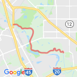 Trinity Forrest  route map