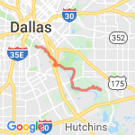 Corinth to Overlook route map