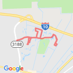 10K run route map
