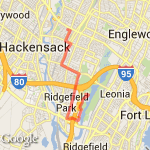 Overpeck Run route map