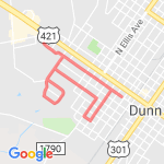 Kellie's Krew 5K route map