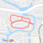 1.75 mile moderate walking pace route map