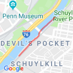 800 meter Schukyill South route map