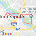 Stone Arch Run route map