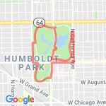 2018 Halloween Zombie run route map
