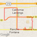 JOG 9/15/11 route map