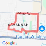 Sports Committee Run  route map