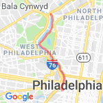 10 mile philly river route map