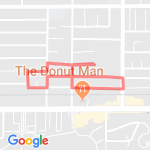 Loraine short loop route map