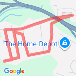 Jons walking route route map