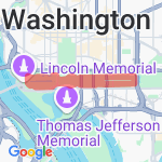 National Mall Running Route - Washington, DC route map