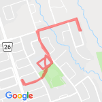 Cycle to School route map