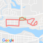 Garden Village 3-Mile route map
