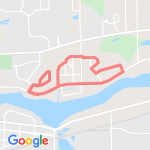 Garden Village 2.8m route map