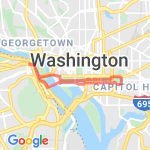 8.1 mile Mall loop route map