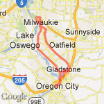 20 miler for Tamara route map