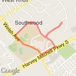 A&M Consolidated route map