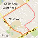 Southwood Run route map