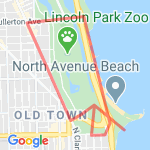 Lincoln Park 5k route map
