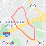 Home - Seminary loop 2.6 miles route map