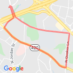 Home - Seminary loop 4 miles route map