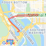 Marina-Castle 6 Miler route map