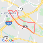 5 miler - home loop route map