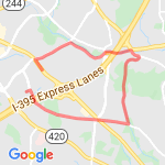 5.5 loop Valley Drive route map