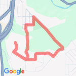3mi South from home route map