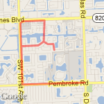 5 Mile Run route map