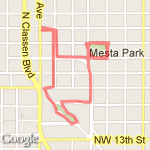 Week 2 C25K route map