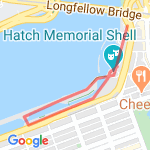 Short Loop route map