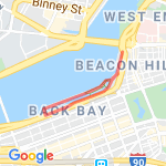 Middle Loop route map