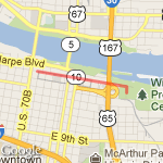 Bootcamp Run #1 route map