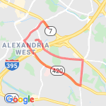 5 mile loop route map