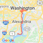 Vernon to Mall 26 route map