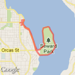 Seward Park route map