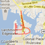 Larchmont 10K+ route map