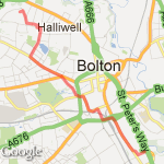 Home to gym route map