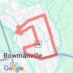 10 k south loop route map