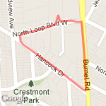 Morning Speed Run route map