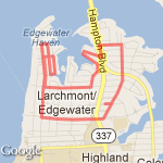 Momma's 4-miler route map