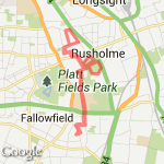 Birchfields park run route map
