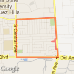 3.31 miles route map