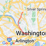 14 Miler Capital Crescent Trail route map