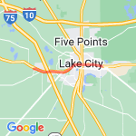 Hurricane Half Marathon route map