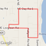 Day/Viewcrest Loop route map