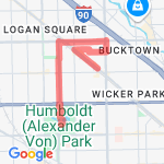 Rock and Roll Run route map