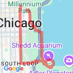 Museum Campus 5K route map