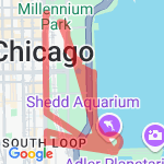 Museum Campus 5K route map